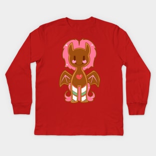 Gingerbread Pony Cookie Kids Long Sleeve T-Shirt